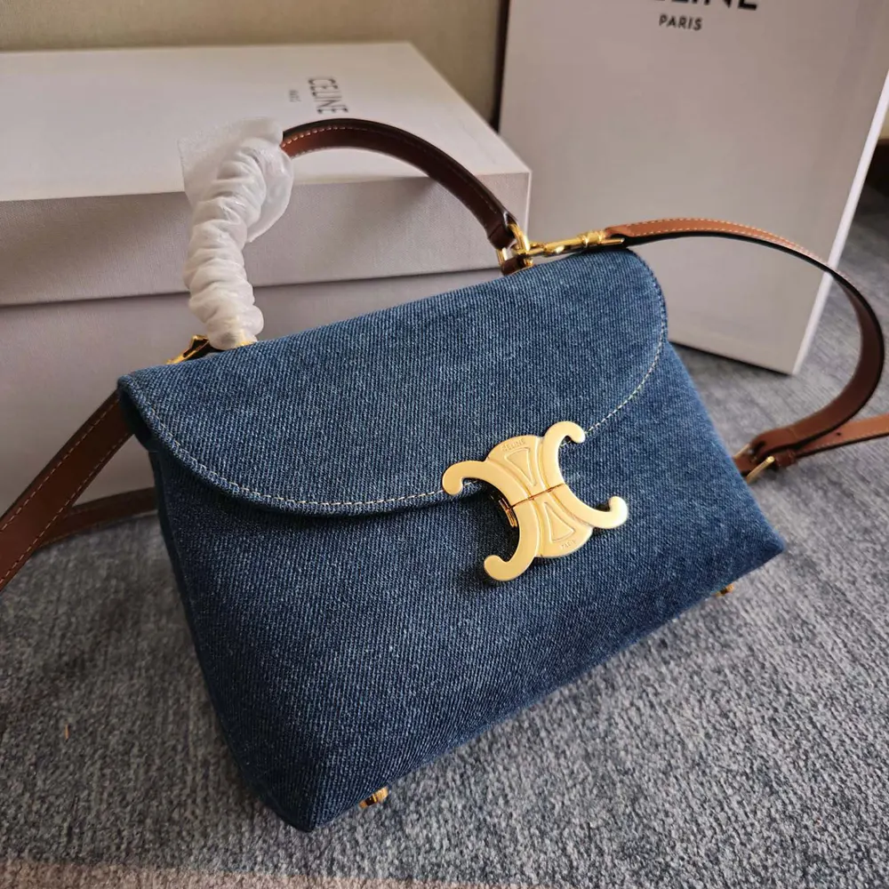 Celine Women Teen Nino Bag in Denim - image 5
