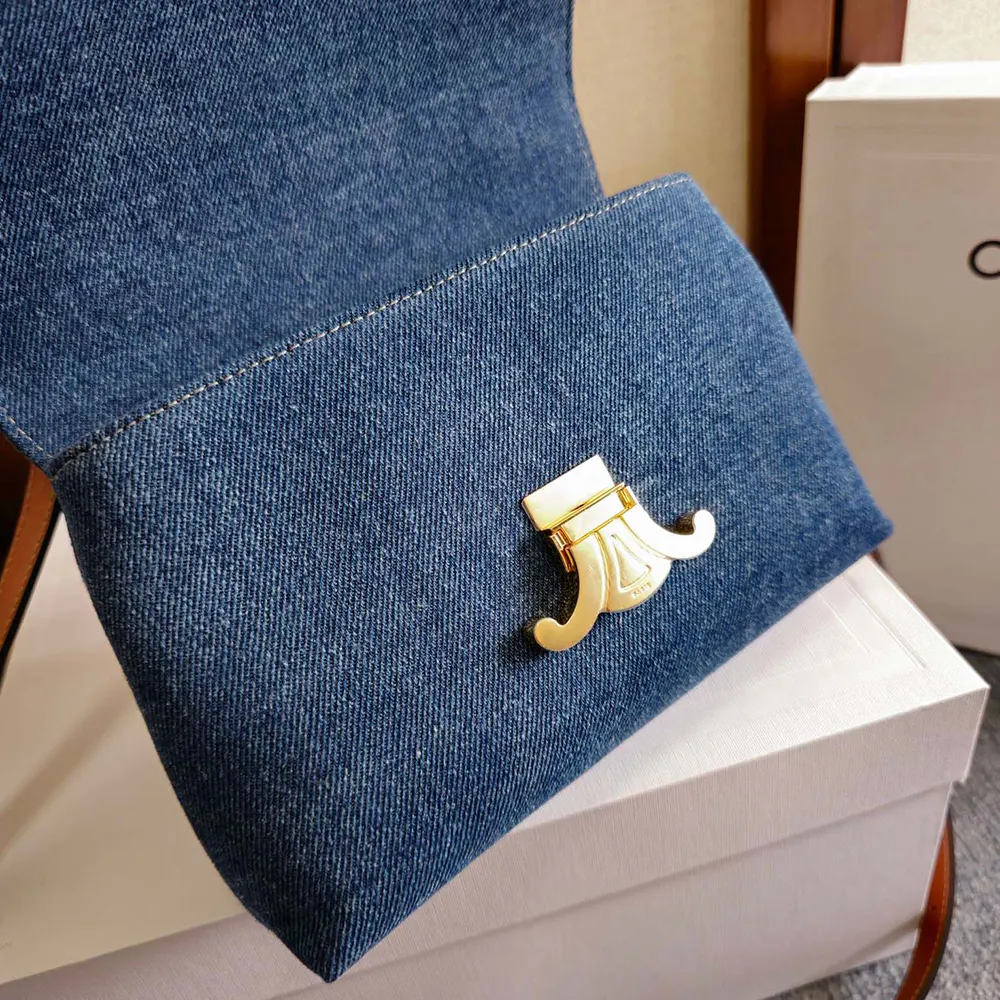 Celine Women Teen Nino Bag in Denim - image 8