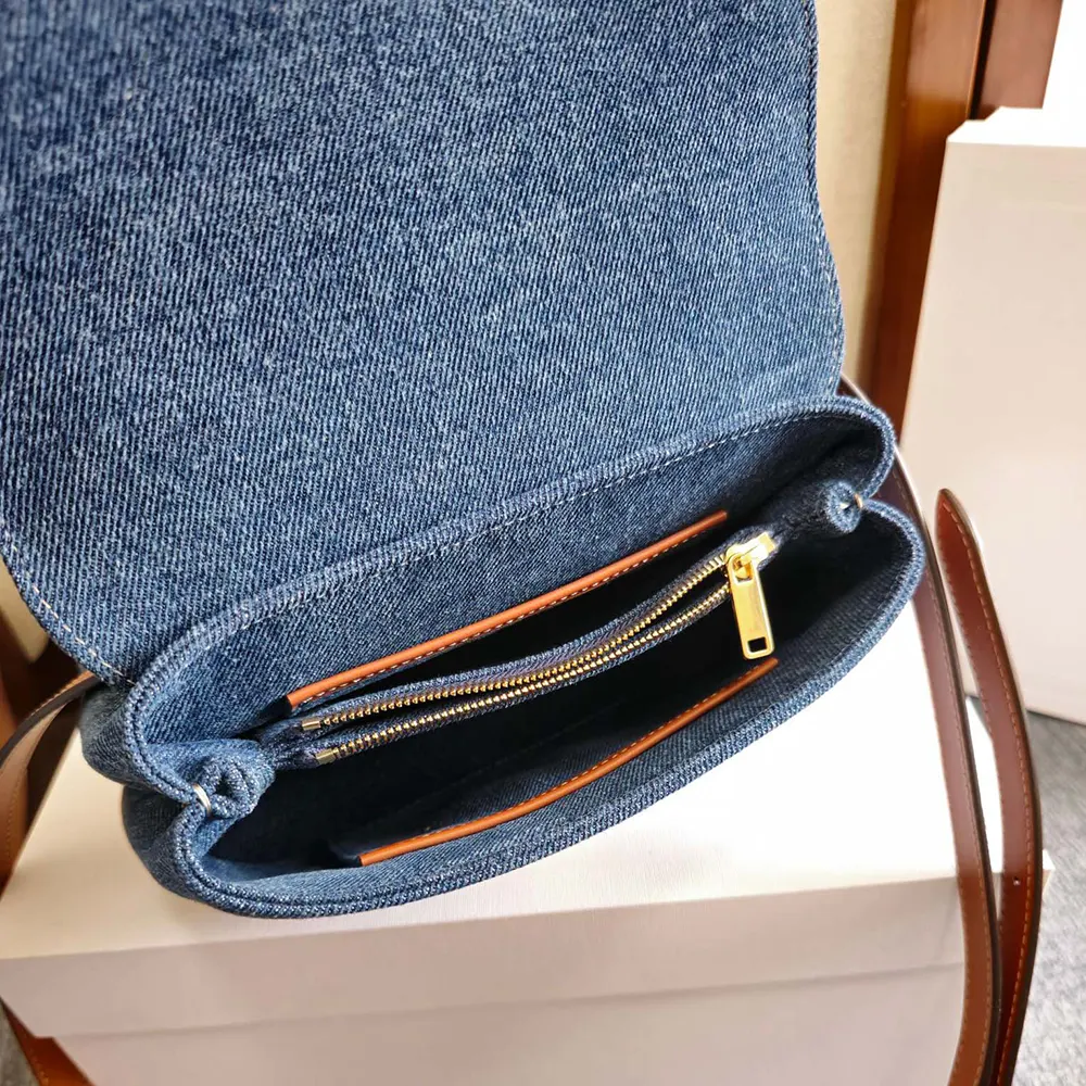 Celine Women Teen Nino Bag in Denim - image 9