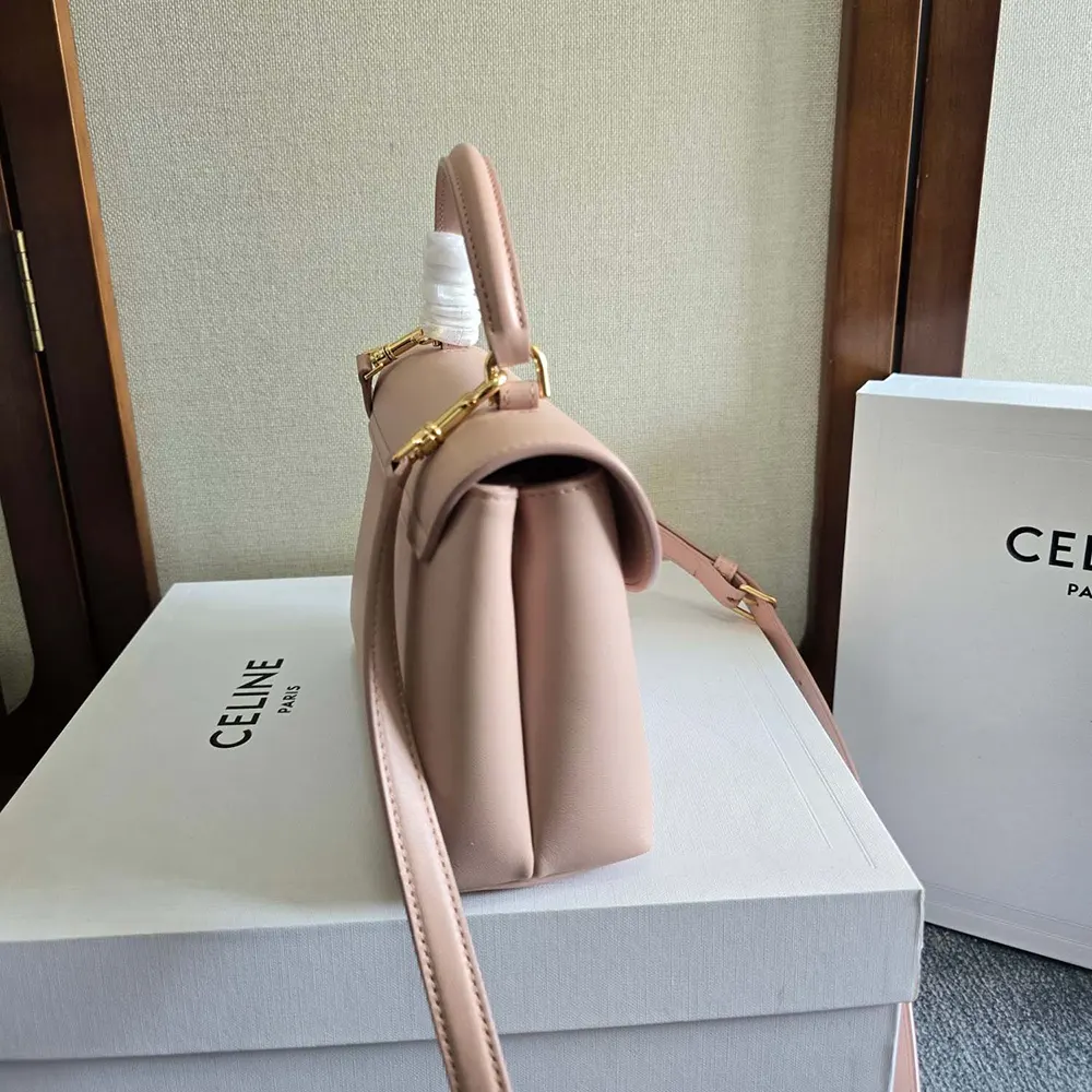 Celine Women Teen Nino Bag in Smooth Satinated Calfskin-Pink - image 4