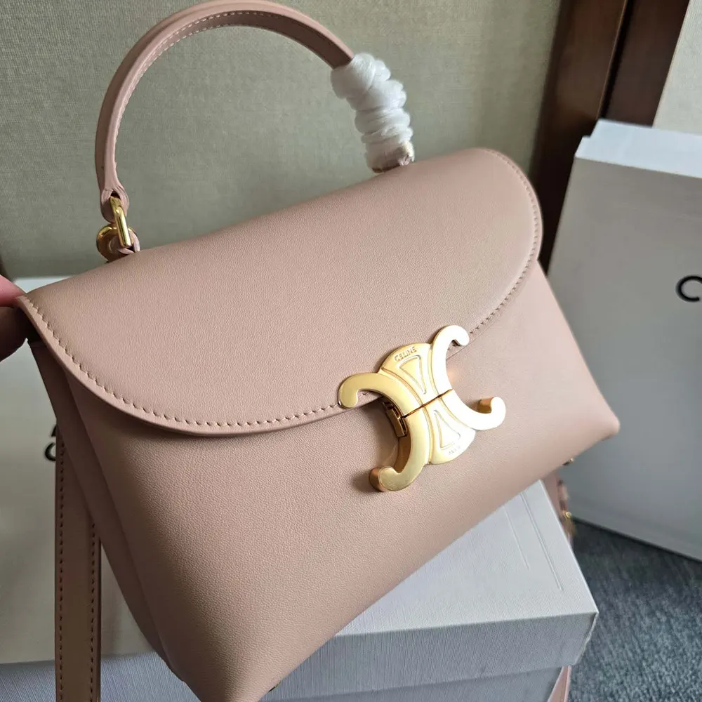 Celine Women Teen Nino Bag in Smooth Satinated Calfskin-Pink - image 5