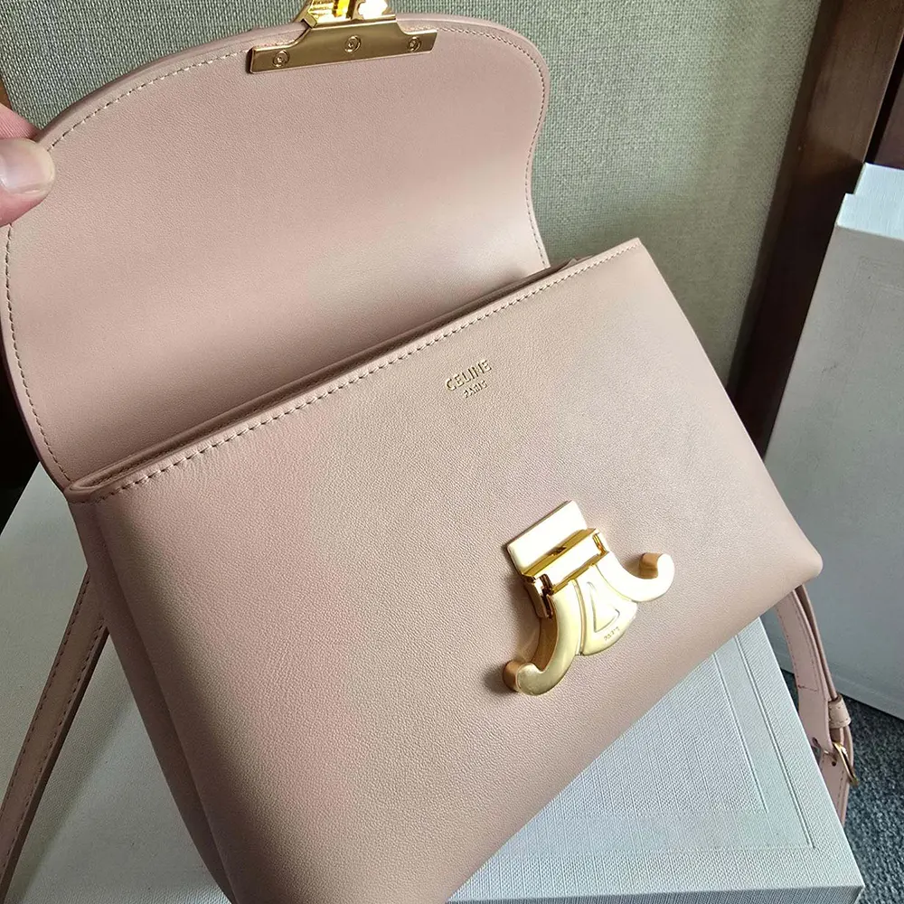 Celine Women Teen Nino Bag in Smooth Satinated Calfskin-Pink - image 6