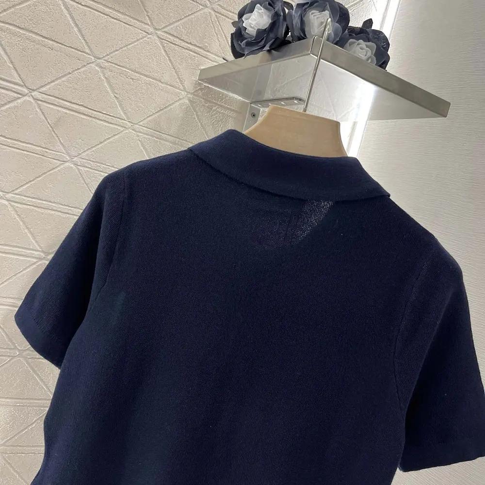 Miu Miu Women Cotton Piqué Polo Shirt - image 7