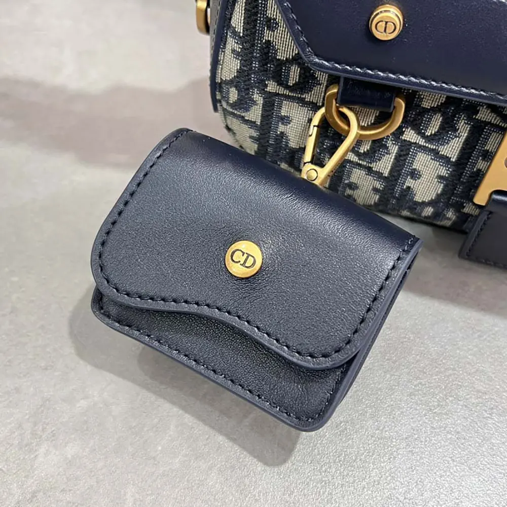 Dior Women Small Streetchic Bag Blue Dior Oblique Jacquard and Smooth Calfskin - image 8