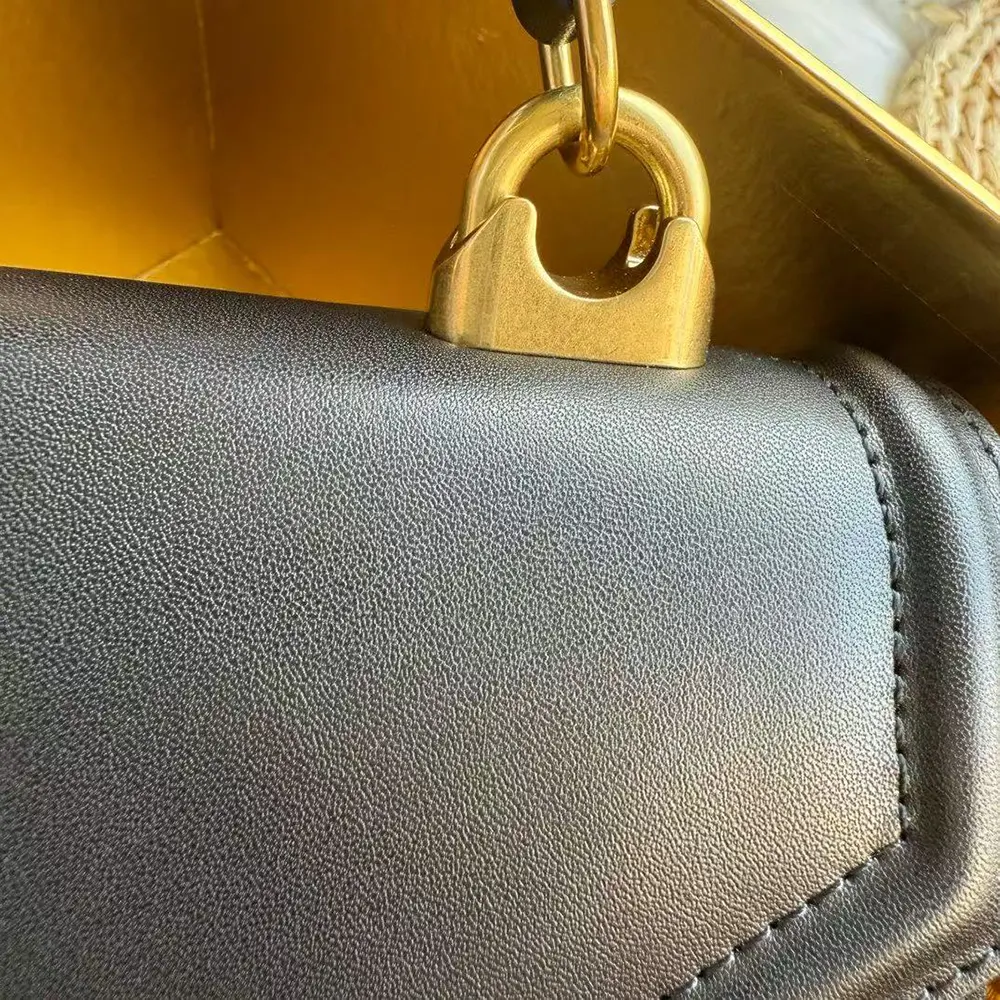 Dolce Gabbana D&G Women Small Smooth Calfskin Devotion Bag-Black - image 6