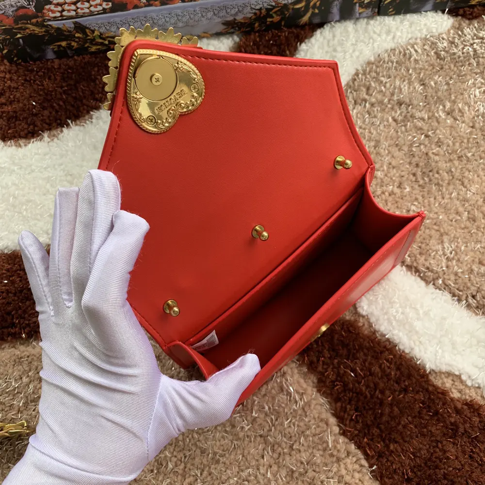 Dolce Gabbana D&G Women Medium Smooth Calfskin Devotion Bag-Red - image 9