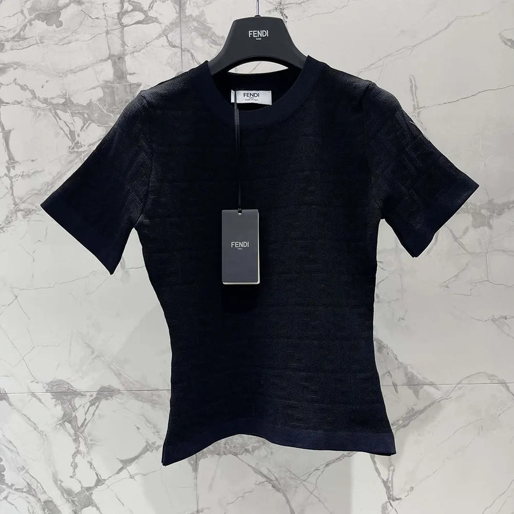 Fendi Women Black FF Viscose Sweater - image 4