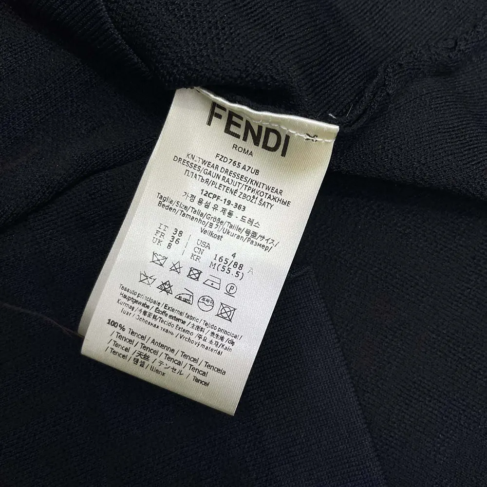 Fendi Women Black FF Viscose Sweater - image 10