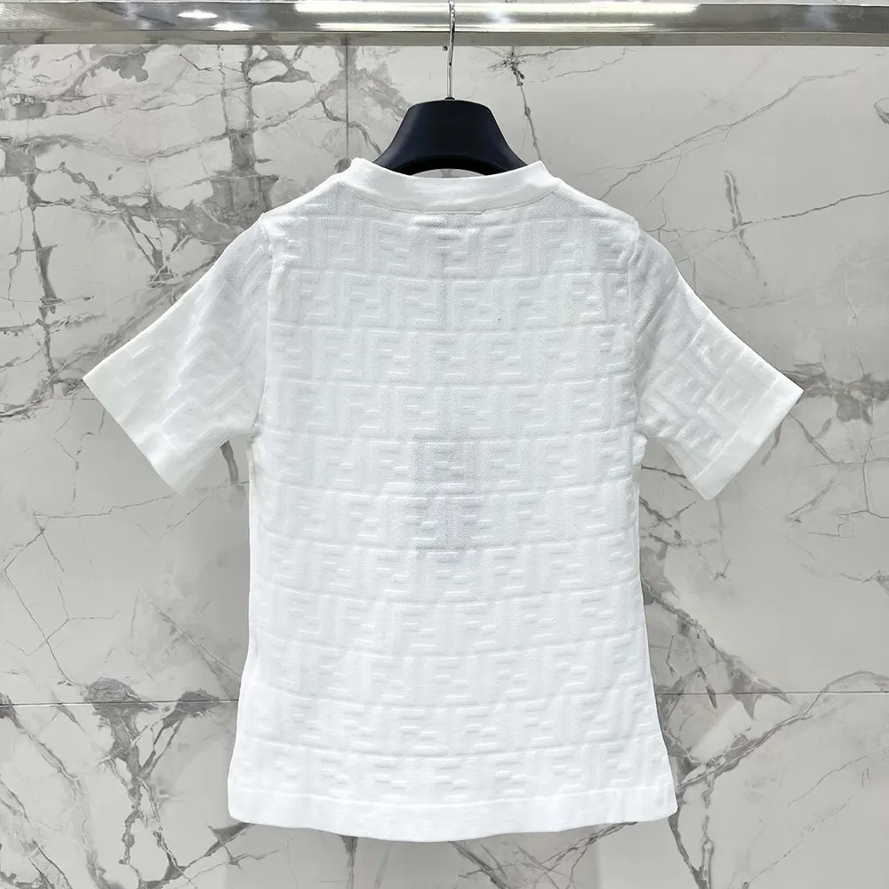 Fendi Women White FF Viscose Jumper-White - image 4
