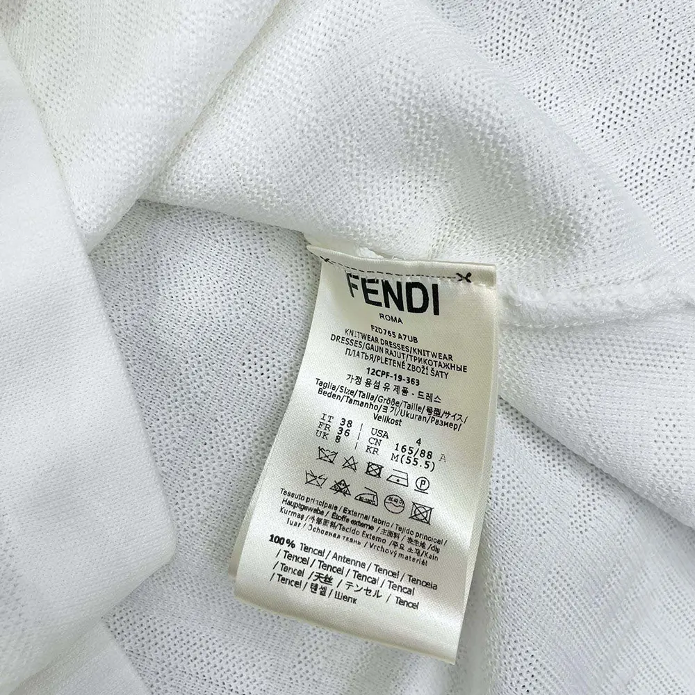 Fendi Women White FF Viscose Jumper-White - image 10