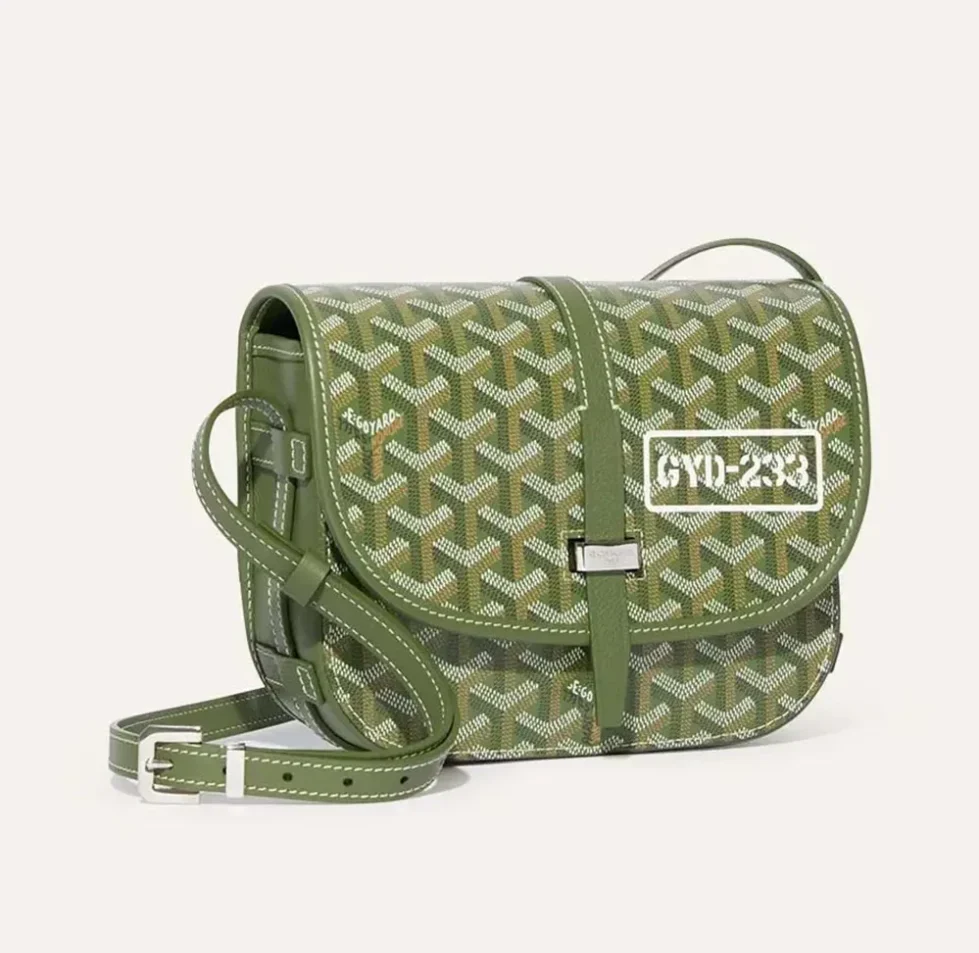 Goyard Unisex Belvedere PM Bag-Green