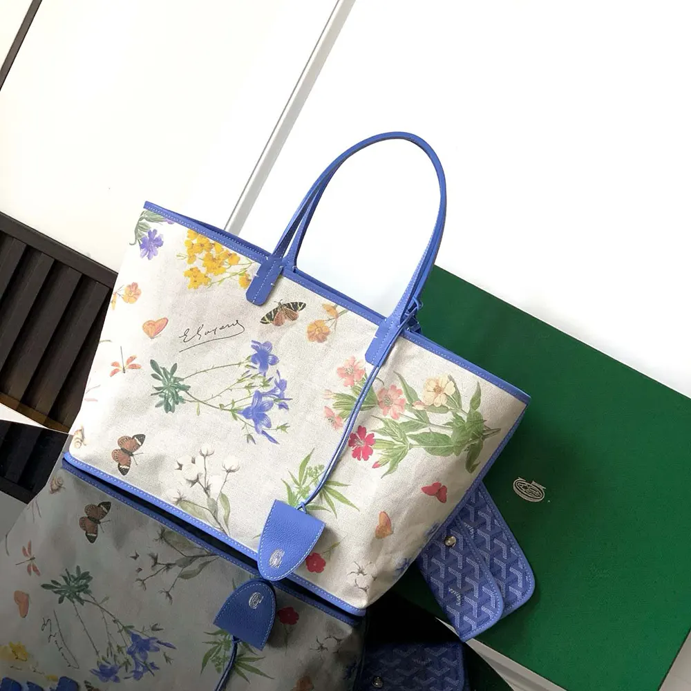 Goyard Women Saint Louis GM Bag-Blue - image 4