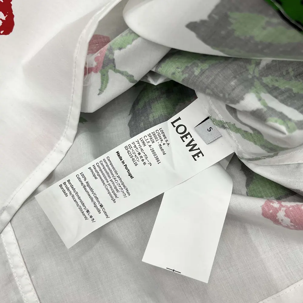 Loewe Women Short Sleeve Shirt in Cotton-White - image 9