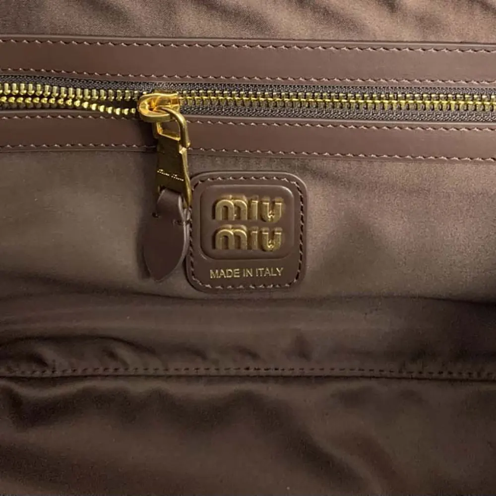 Miu Miu Women Beau Leather Top-handle Bag-Briarwood - image 10