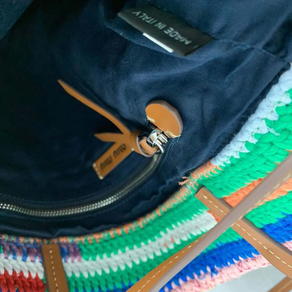 Miu Miu Women Crochet Tote Bag - image 9