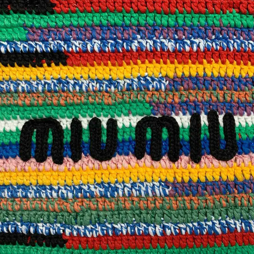 Miu Miu Women Crochet Tote Bag - image 8