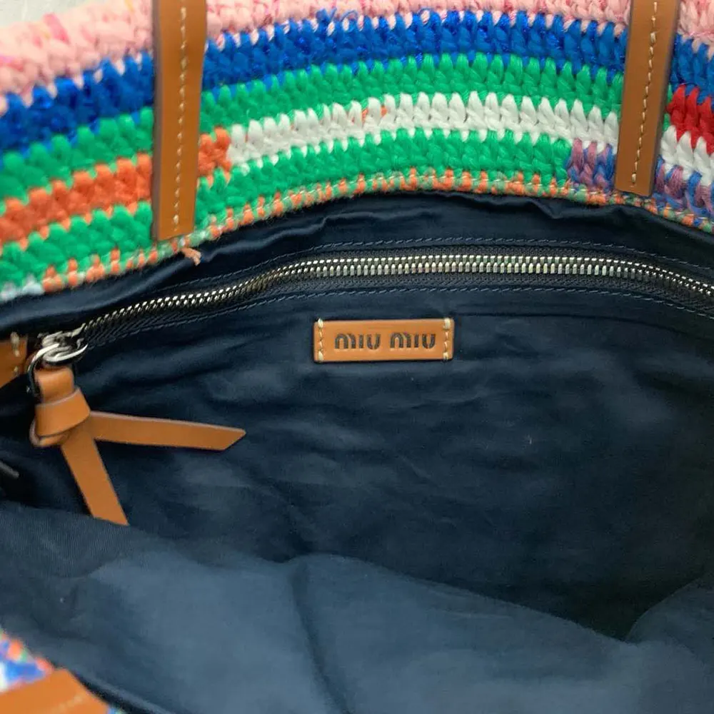 Miu Miu Women Crochet Tote Bag - image 10