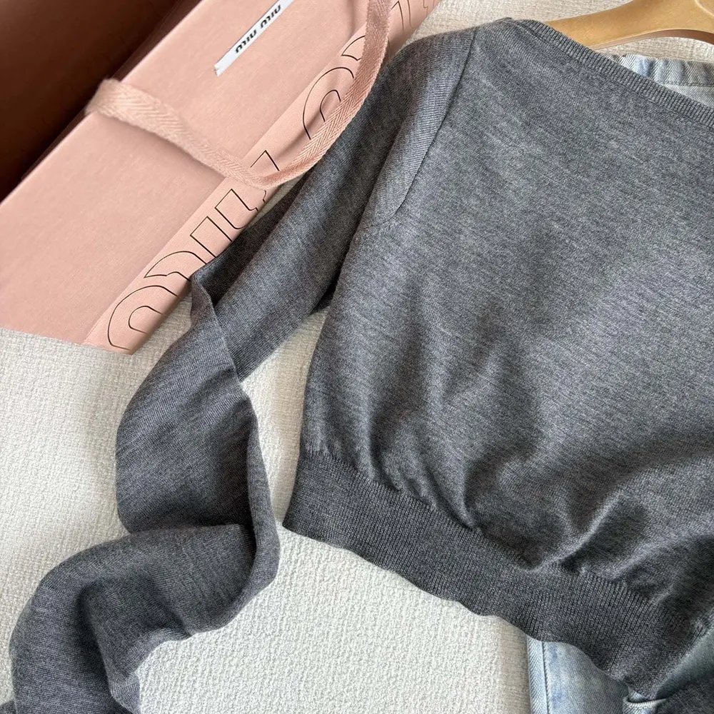 Miu Miu Women Wool Boat-neck Sweater - image 7