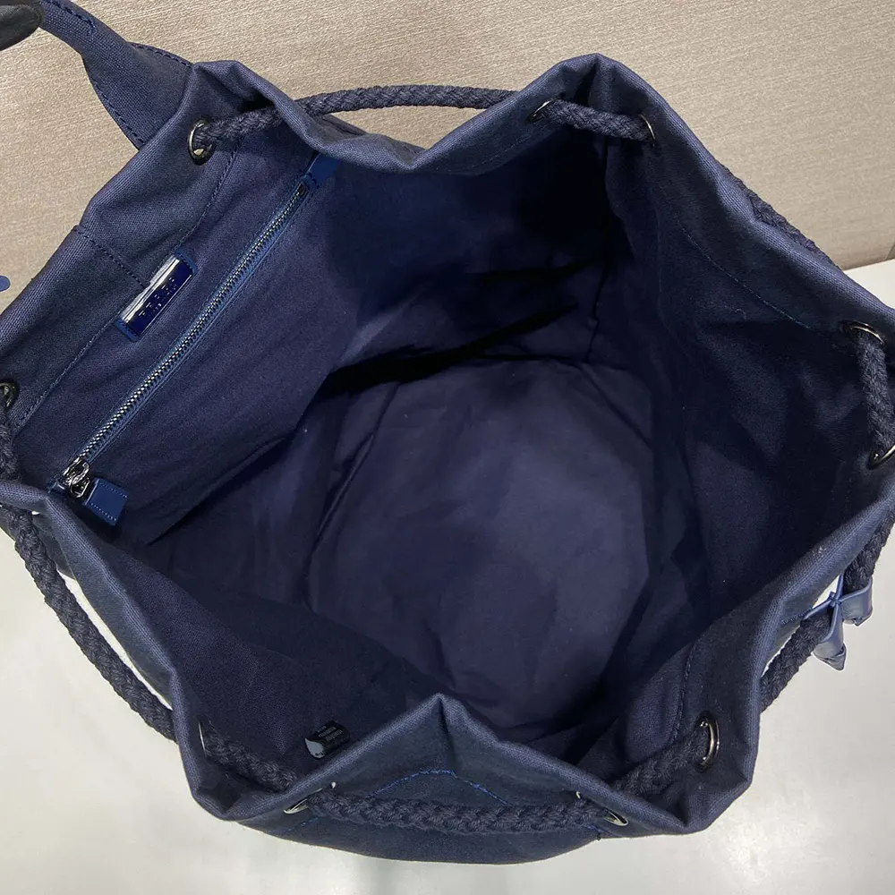 Prada Unisex Canvas Drawstring Duffle Bag - image 10