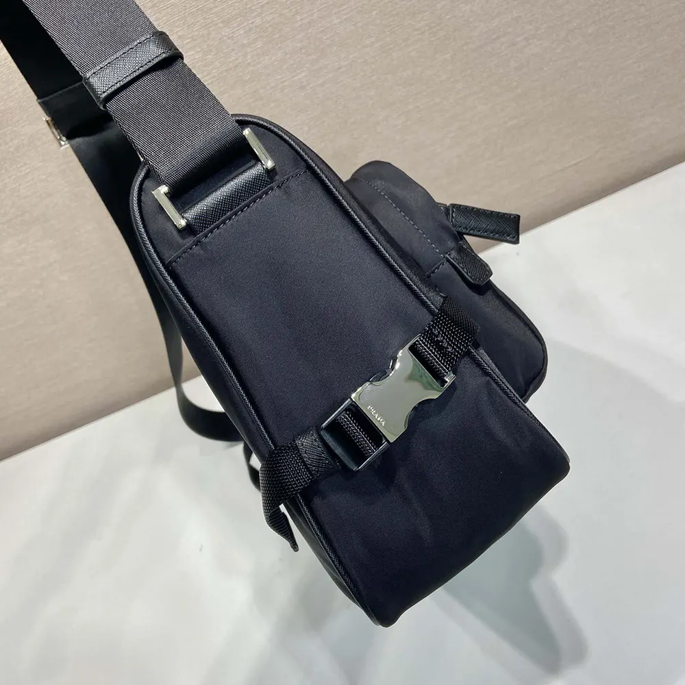 Prada Unisex Large Re-Nylon and Saffiano Leather Shoulder Bag - image 7