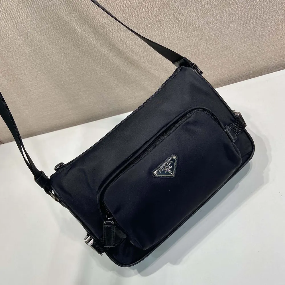 Prada Unisex Medium Re-Nylon and Saffiano Leather Shoulder Bag - image 4