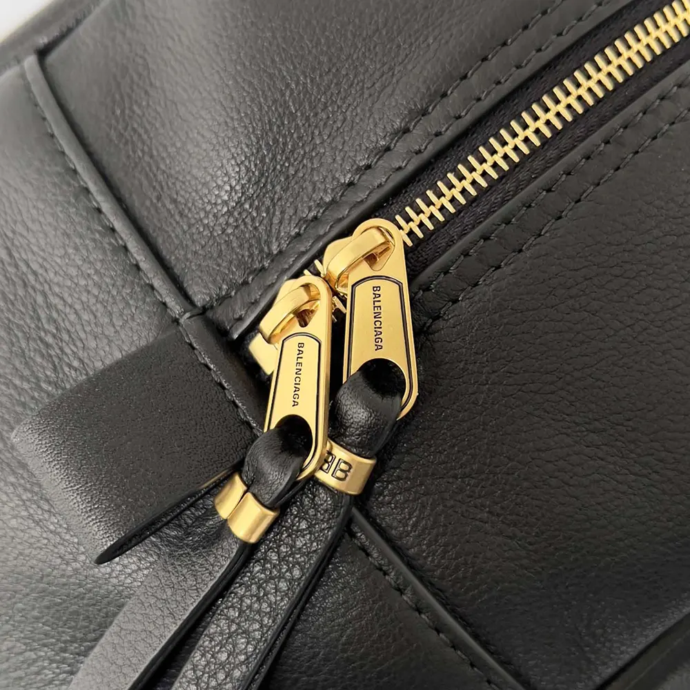 Prada Women Carrie Bowling Bag Medium in Black Calfskin - image 7