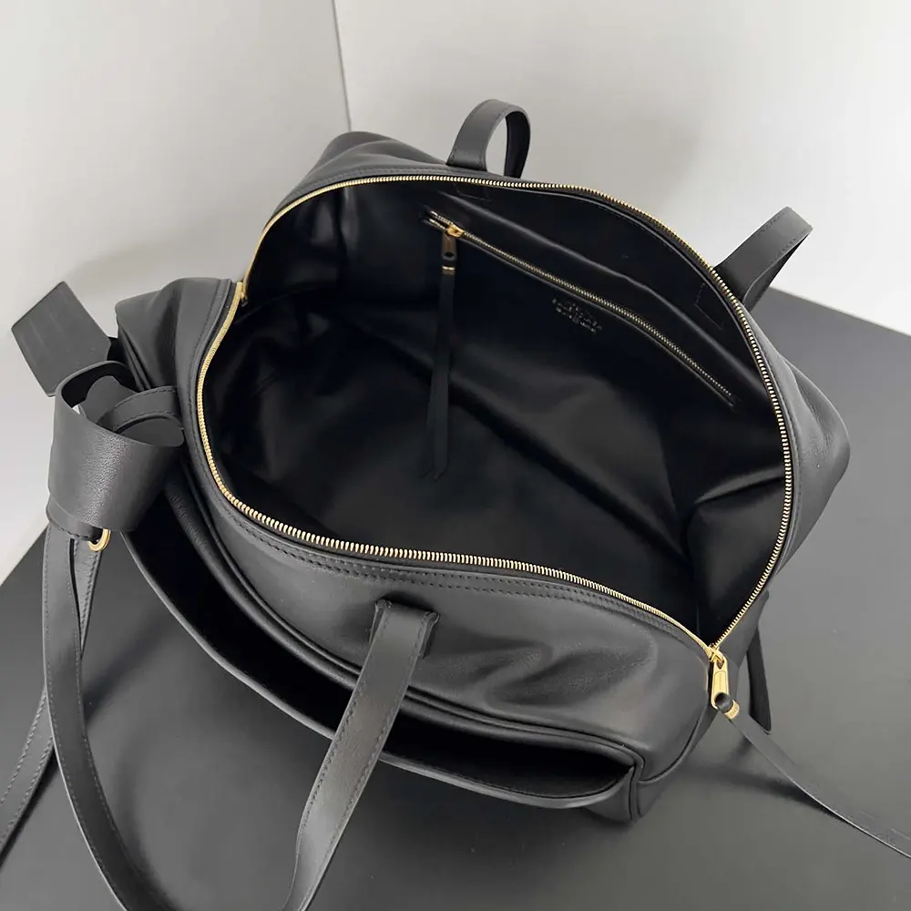 Prada Women Carrie Bowling Bag Medium in Black Calfskin - image 5