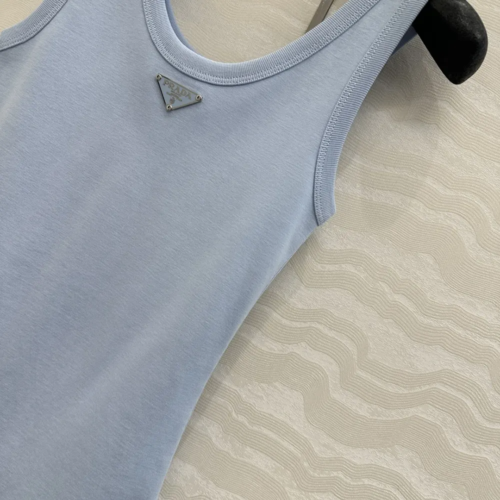 Prada Men Ribbed Knit Top-Blue - image 6