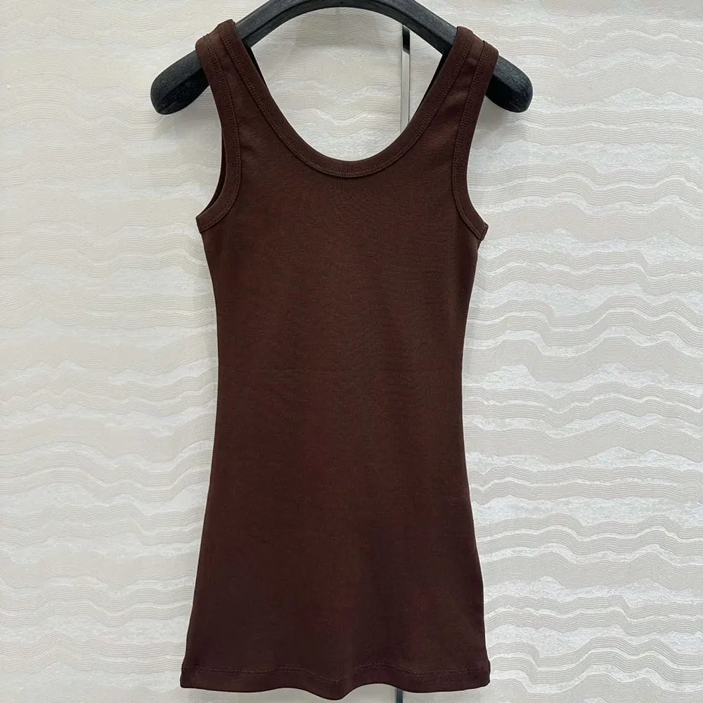 Side angle highlighting silhouette and sleeve of Prada Men Ribbed Knit Top-Cocoa Brown