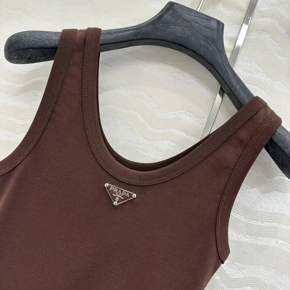 Prada Men Ribbed Knit Top-Cocoa Brown - image 5
