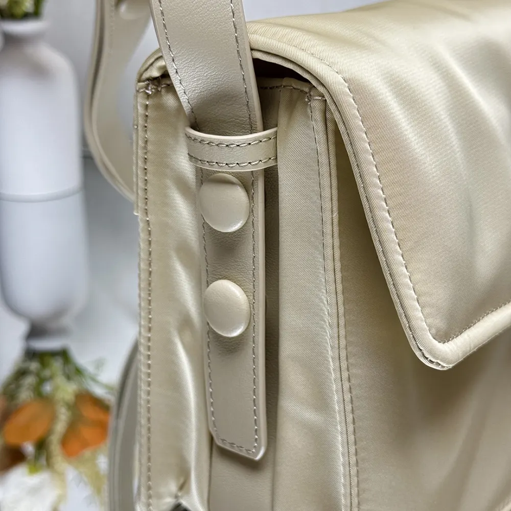 Prada Women Small Padded Re-Nylon Shoulder Bag-Beige - image 8