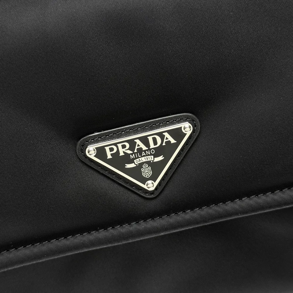 Prada Women Small Padded Re-Nylon Shoulder Bag-Black - image 9