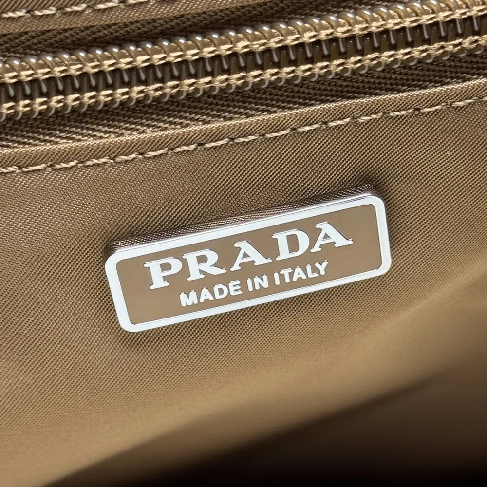 Prada Women Small Padded Re-Nylon Shoulder Bag-Brown - image 10
