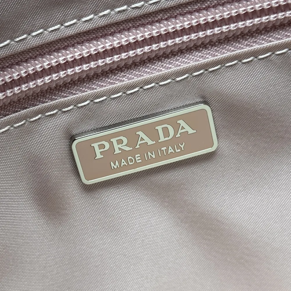 Prada Women Small Padded Re-Nylon Shoulder Bag-Pink - image 10