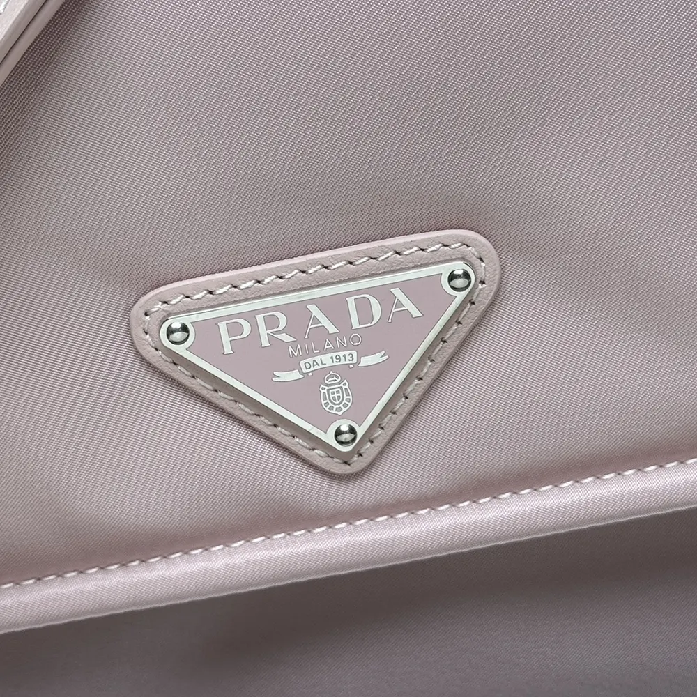 Prada Women Small Padded Re-Nylon Shoulder Bag-Pink - image 9