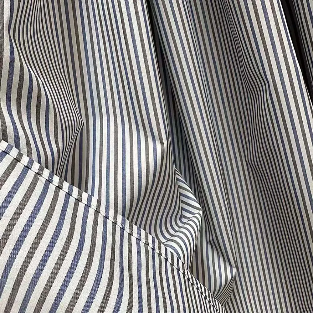 Prada Women Striped Poplin Skirt - image 9