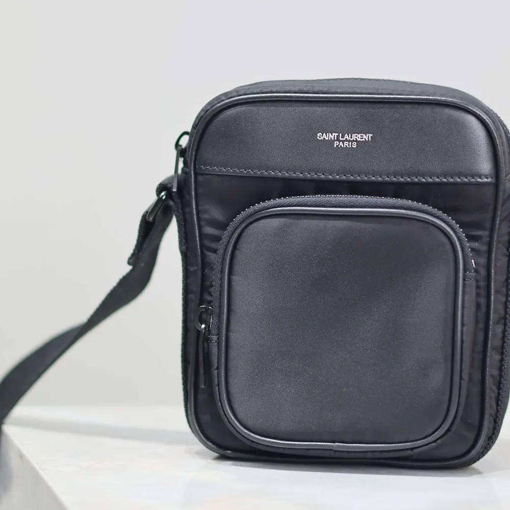 Saint Laurent YSL Unisex City Saint Laurent mini Camera Bag in Nylon - image 6