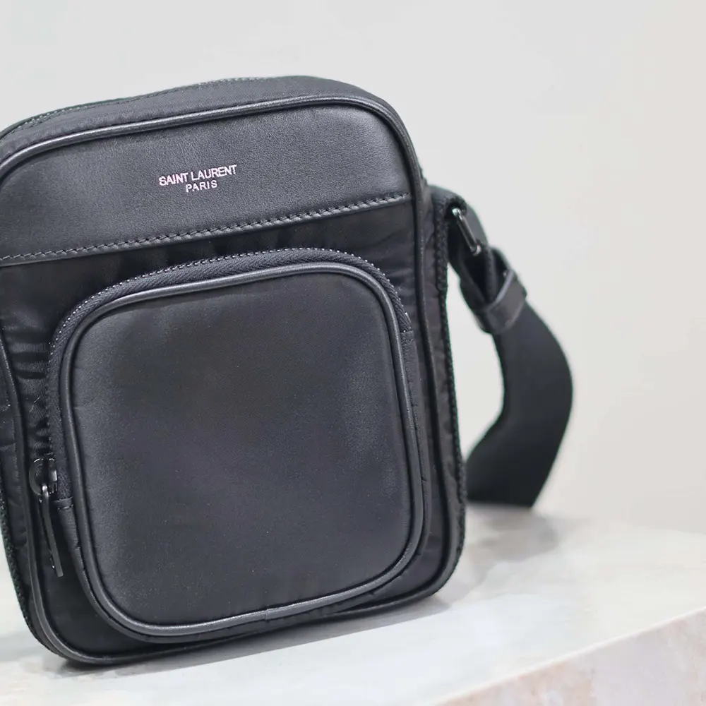 Saint Laurent YSL Unisex City Saint Laurent mini Camera Bag in Nylon - image 7
