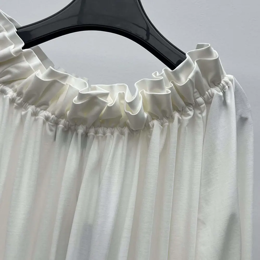Celine Women Gathered Dress in Jersey - image 5