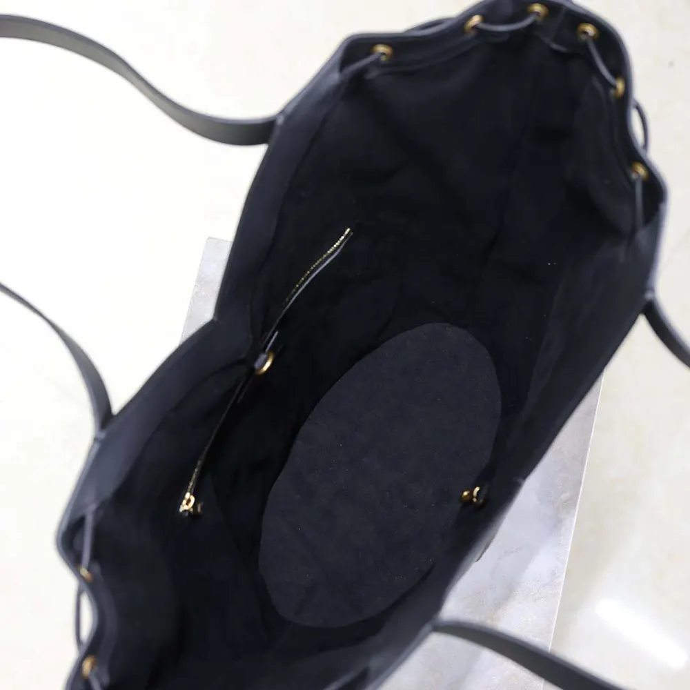 Saint Laurent YSL Women Y Large Hobo in Leather-Black - image 6