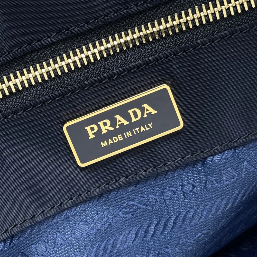 Prada Women Mariner Large Re-Nylon Shoulder Bag-Navy - image 10