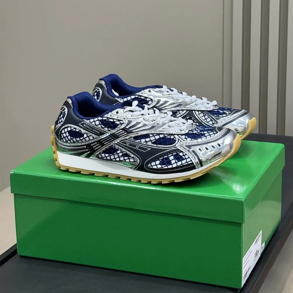 Bottega Veneta Unisex Orbit Sneaker-Navy - image 6