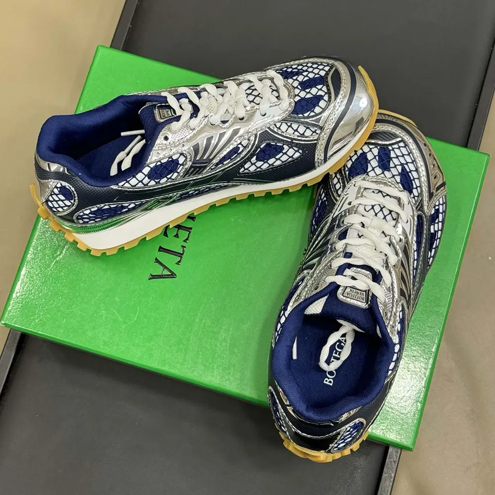 Bottega Veneta Unisex Orbit Sneaker-Navy - image 4