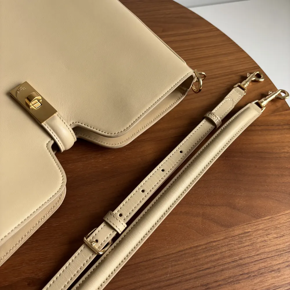 Celine Women Medium Camille 16 Soft Bag in Smooth Calfskin-Sandy - image 6