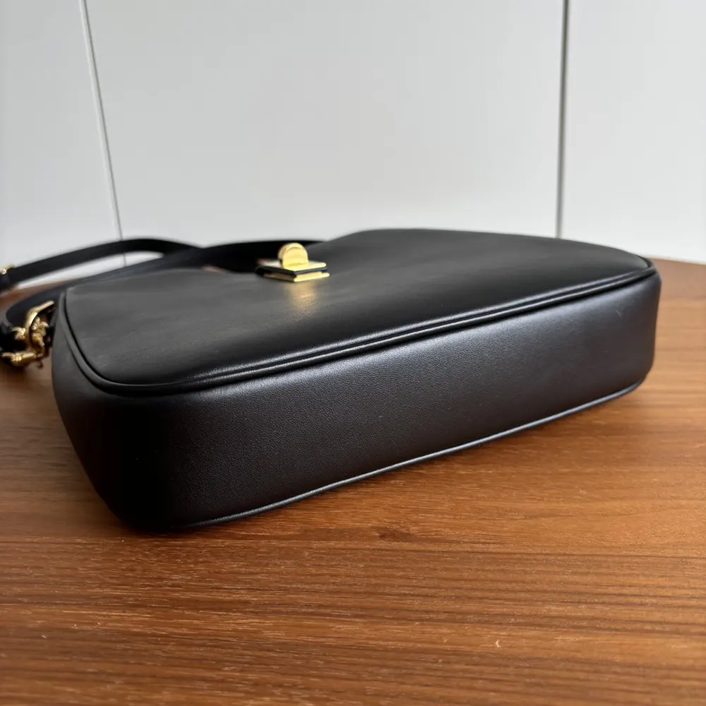 Celine Women Small Camille 16 Soft Bag in Smooth Calfskin-Black - image 5
