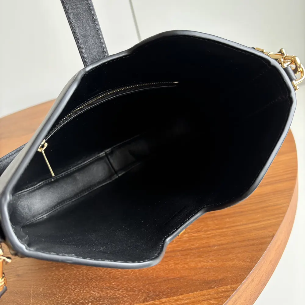 Celine Women Small Camille 16 Soft Bag in Smooth Calfskin-Black - image 7