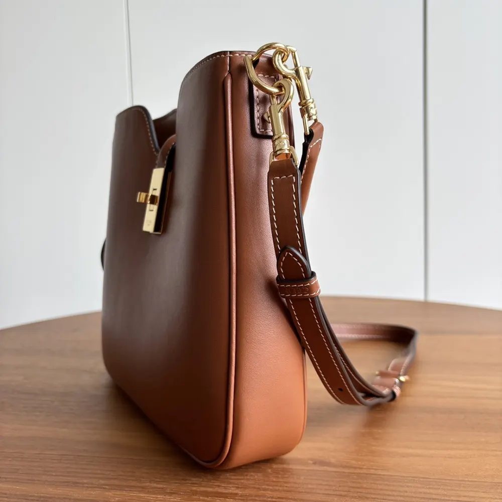 Celine Women Small Camille 16 Soft Bag in Smooth Calfskin-Brown - image 4
