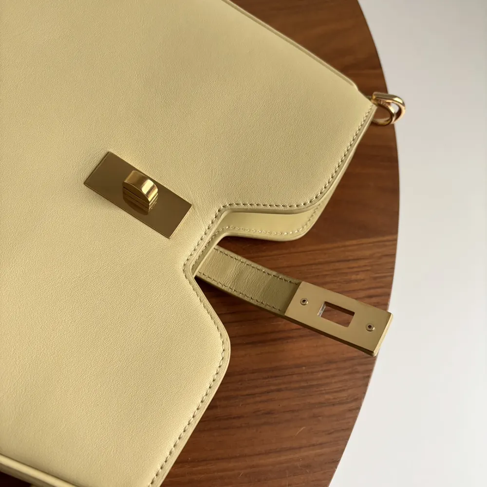 Celine Women Small Camille 16 Soft Bag in Smooth Calfskin-Yellow - image 7