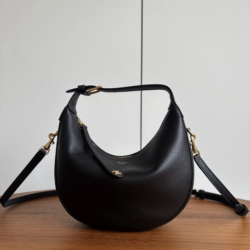 Celine Women Teen Celine Llulu in Grained Calfskin-Black - image 10