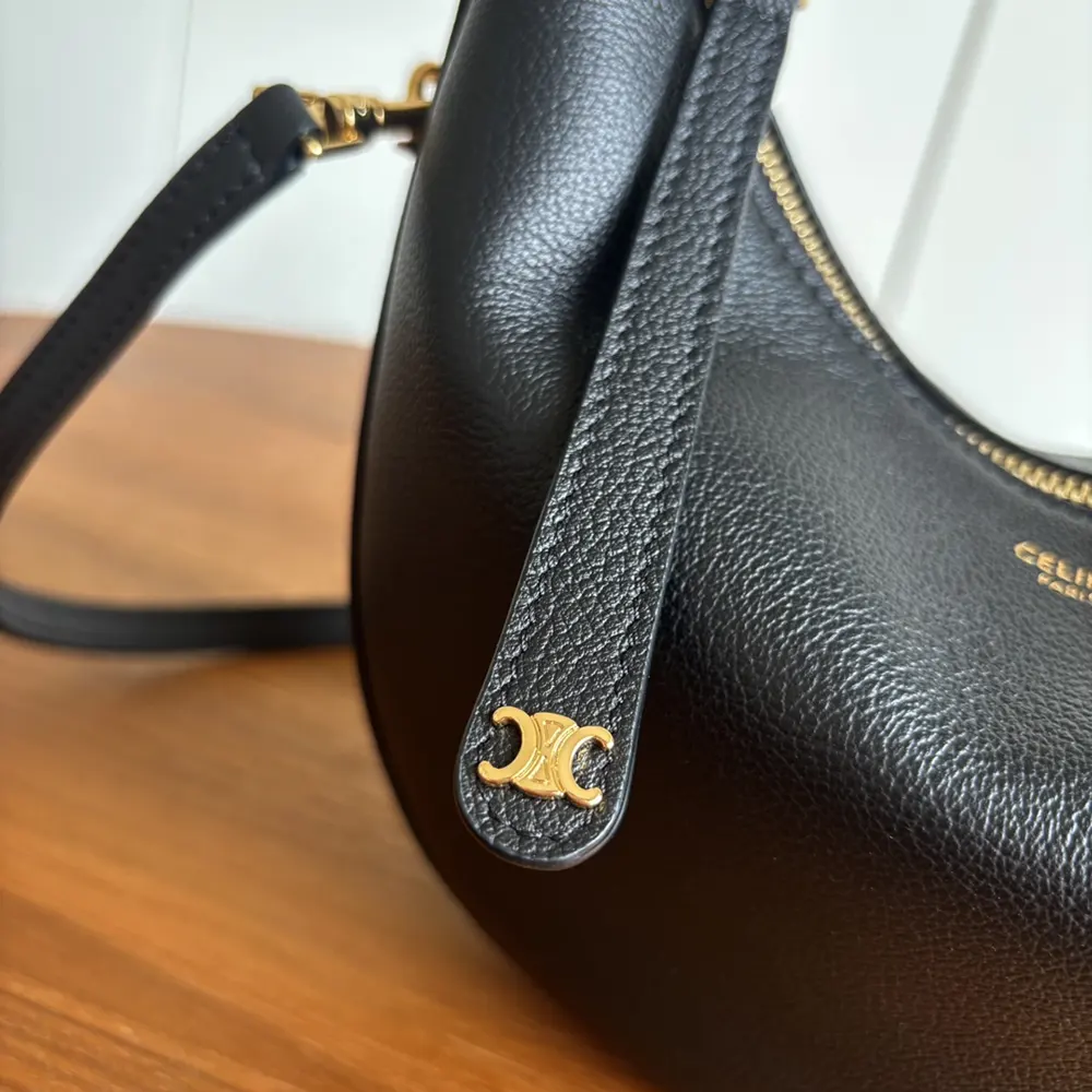 Celine Women Teen Celine Llulu in Grained Calfskin-Black - image 9
